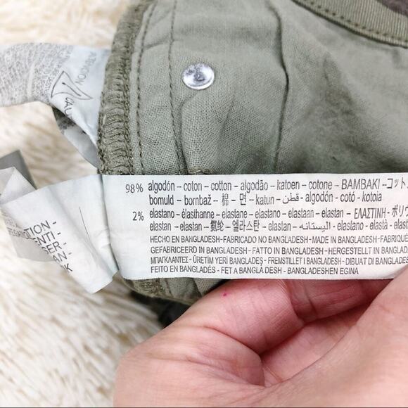 ZARA Z1975 CAMOUFLAGE SKINNY JEANS SIZE 2 - Picture 15 of 15